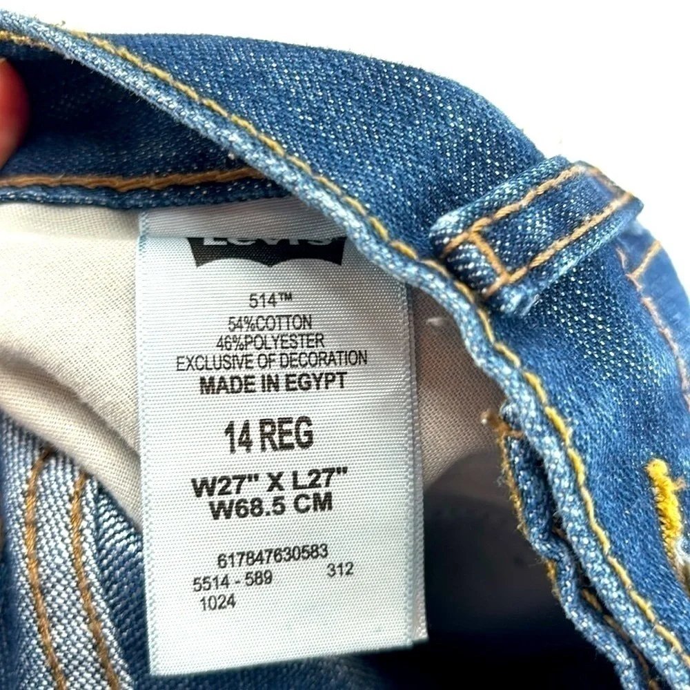 UEC Levi’s straight leg fit kids size 14